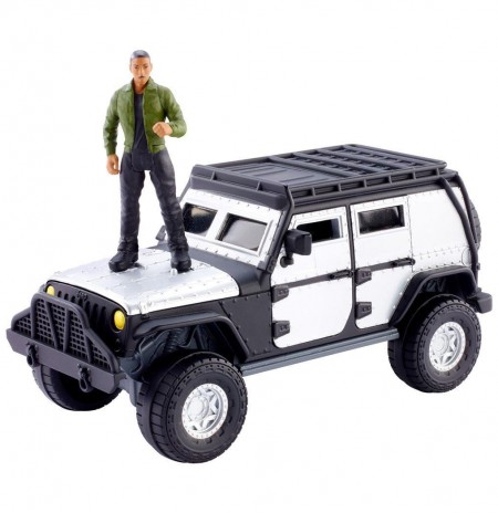 Mattel Stunt Stars Fast And Furious - Jeep Wrangle Rubicon + Tej  Fcg28