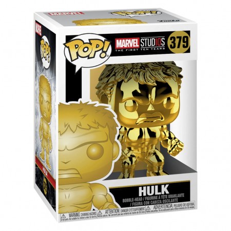 Funko Pop Marvel The First Ten Years (chrome Gold) - Studios Hulk   379