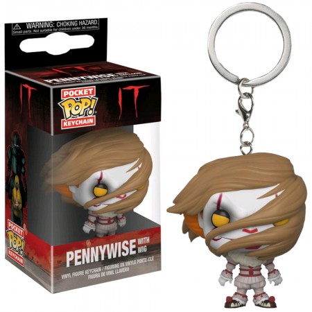 Chaveiro Funko Pop Keychain It Pennywise With Wig