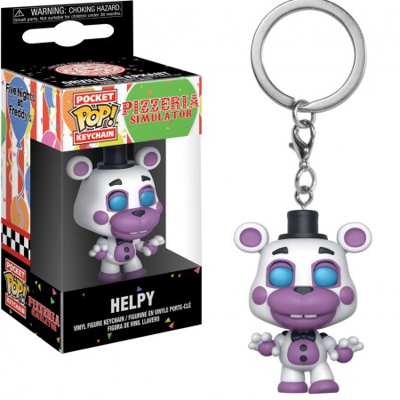 Chaveiro Funko Pop Keychain - Five Nights At Freddy - Pizza Helpy