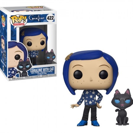 Funko Pop Animation Movie Coraline - Coraline With Cat  422