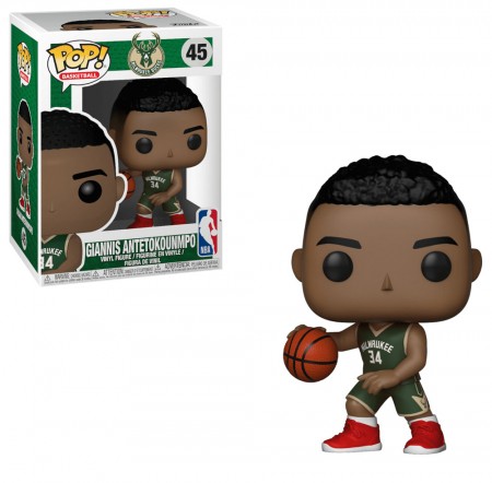 Funko Pop Nba - Milwaukee Bucks Giannis Antetokounmpo  45