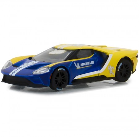 Carro Greenlight Ford Gt Michelin Tires - 2017 - Escala 1/64 -   29945