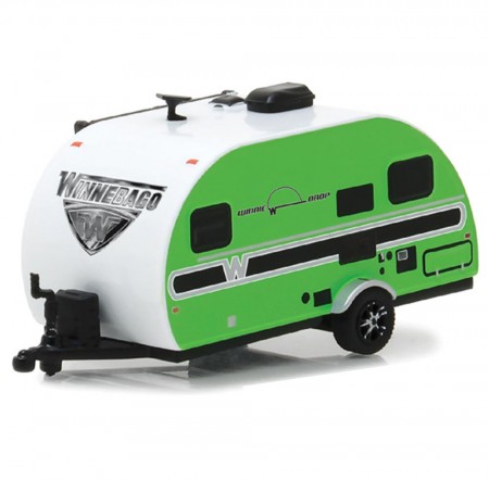 Trailer Greenlight Winnebago Winnie Drop Green - Escala 1/64 - 2016  34040-d