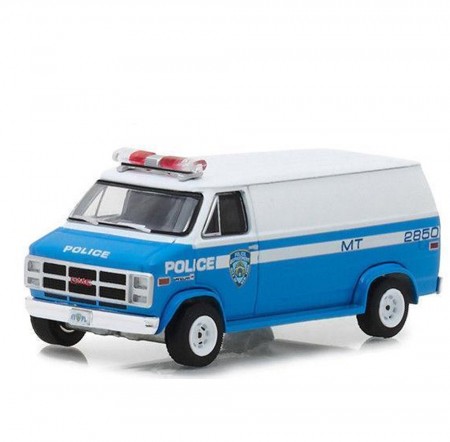 Carro Greenlight Gmc Vandura New York City Police - Escala 1/64 - 1987 42850-c