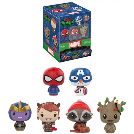 Boneco Funko Mystery Minis - Pint Size Heroes Marvel Holiday