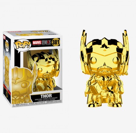 Funko Pop Marvel The First Ten Years (chrome Gold) - Studios Thor  381