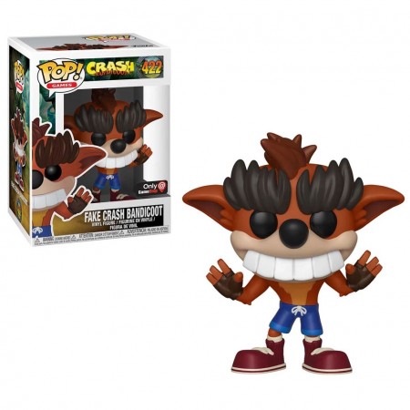 Funko Pop Games Crash Bandicoot Exclusive - Fake Crash Bandicoot 422