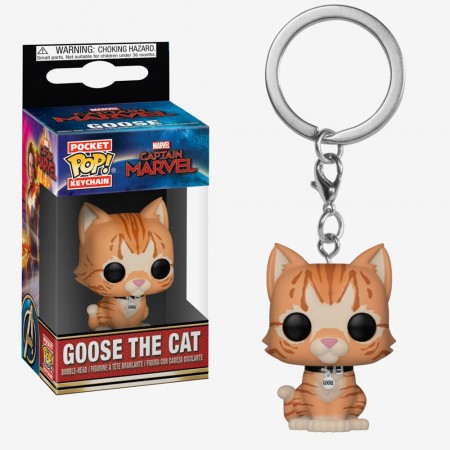 Chaveiro Funko Pop - Keychain Marvel Captain Marvel Goose
