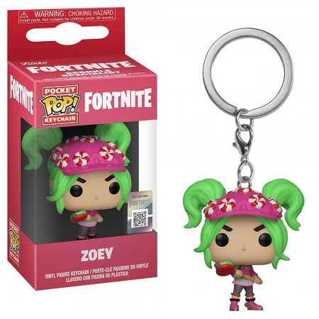 Chaveiro Funko Pop - Keychain Fortnite 2 Zoey