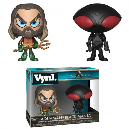 Boneco Funko Vynl Aquaman Aquaman + Black Manta 2pack