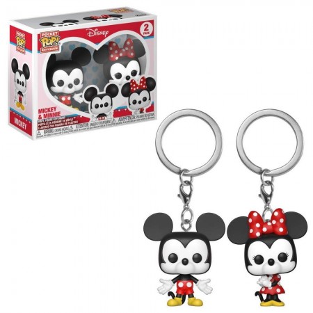 Chaveiro Funko Pop Keychain - Disney Mickey/minnie 2pack
