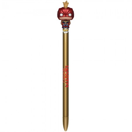 Caneta Funko Pop Pen Topper Marvel - Captain Marvel With Mask