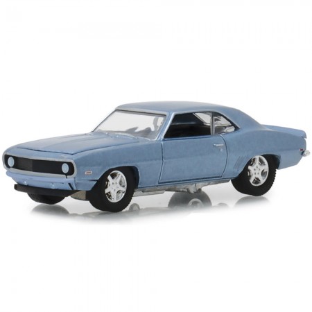 Carro Greenlight Chevy Camaro Bowtie Pasta 1969 - Escala 1/64