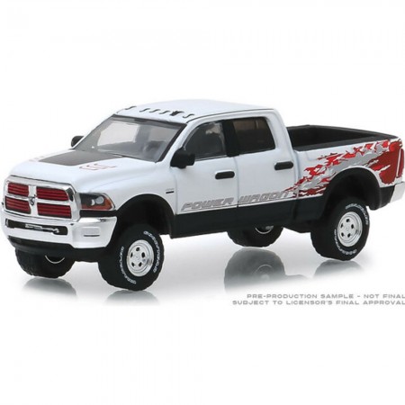 Carro Greenlight Ram 2500 Power Wagon Bight Wht Clearcoat - Escala 1/64