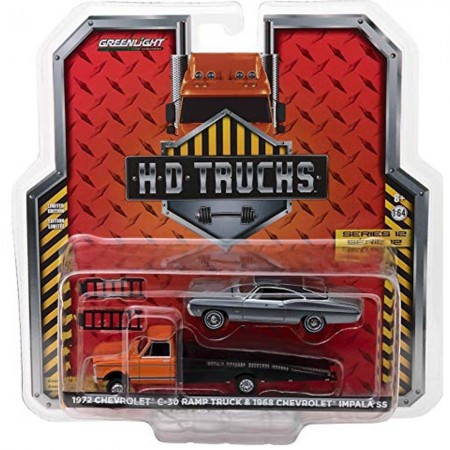 Carro Greenlight Chevrolet C-30 Ram Trucker Fmp 1972 - Escala 1/64 33120-a