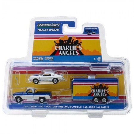 Carro Greenlight Ford-f100 Mustang Cobraii Enclose 1972 - Escala 1/64