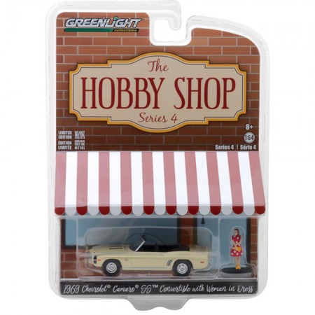 Carro Greenlight Chevrolet Camaro Ss Convertible 1969 - Escala 1/64