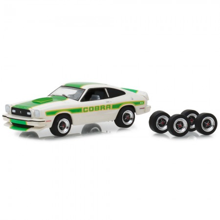 Carro Greenlight Ford Mustang Ii Cobra Ii & Spare Tire 1978 97050-e
