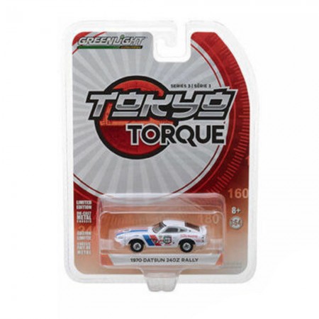 Carro Greenlight Datsun 240z Rally 1970 - Escala 1/64