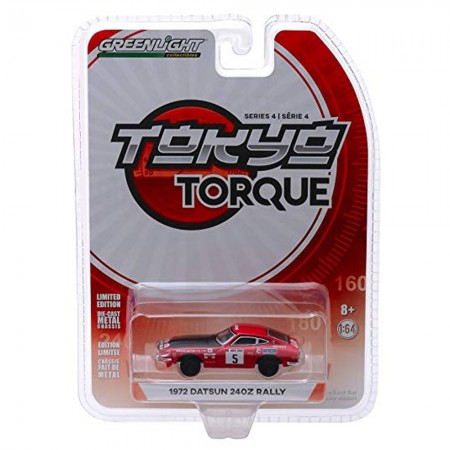 Carro Greenlight Datsun 240z Rally 1972 - Escala 1/64 47020-d