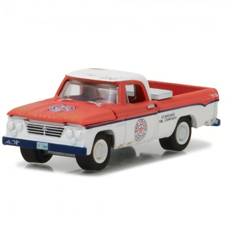 Carro Greenlight Dodge D-100 Long Bed C/toolbox 1962 - Escala 1/64