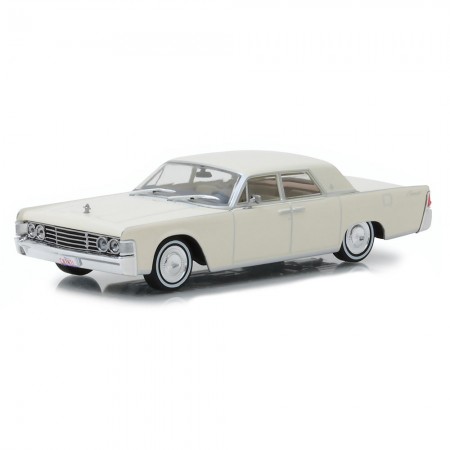 Carro Greenlight Lincoln Continental Wimbledon 1965 - Escala 1/43 - Branco 86328