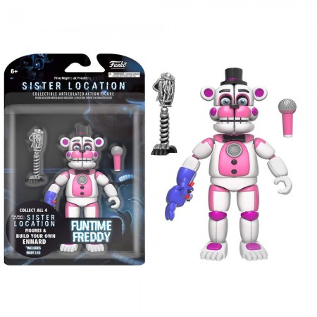 Boneco Funko Action - Five Nights Sister Location Funtime Freddy