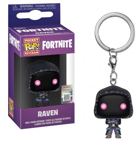 Chaveiro Funko Pop - Keychain Fortnite 2 Raven
