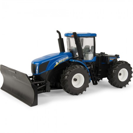 Trator Com Lamina de Empurrar Ertl New Holland - T9.560 4wd 13925 - Escala 1/32