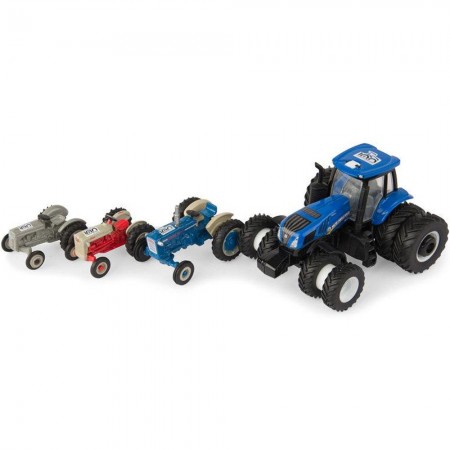 Tratores Ertl Ford New Holland - 100th Anniversary Tractor 4-piece Set - Escala 1/64