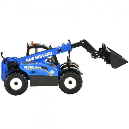 Trator Manipulador Telescpico Ertl New Holland - Telehandler Lm7 42 43085a - Escala 1/32