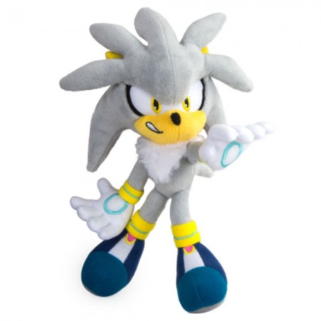 Boneco Tomy Silver Sonic The Hedgehog Plush T22379