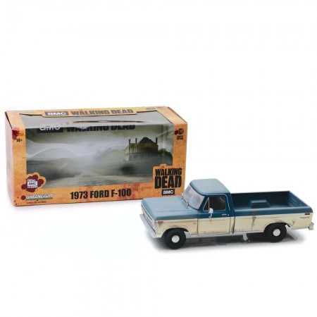 Carro Greenlight The Walking Dead - Ford F-100 12956 Ano 1973 - Escala 1/18