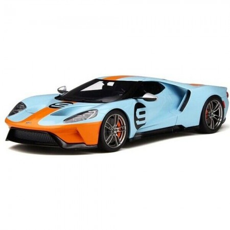 Carro Greenlight Ford Gt Heritage Edition Gulf Racing - 2019 - Escala 1/64 - 29909