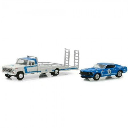Carro Greenlight Hd Trucks Ford F-350 /mustang Boss 1969 - Escala 1/64 33150-a