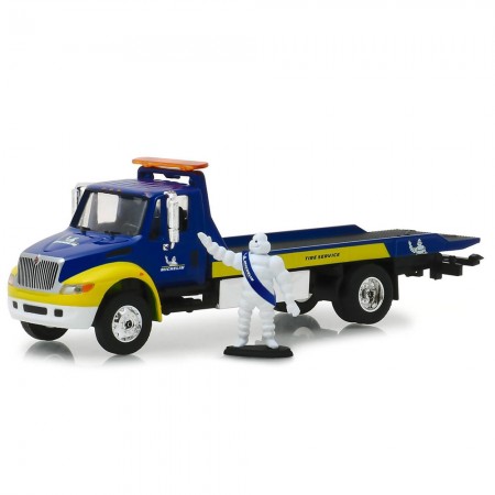 Caminho Greenlight Hd Trucks Michelin Flatebed  2013 - Escala 1/64  33150-c