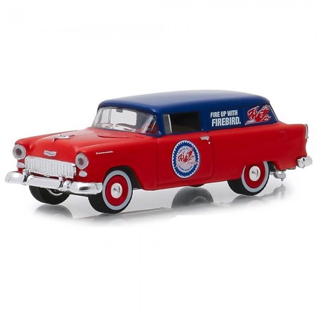Carro Greenlight Chevrolet One Fifty Sedan Delivery 1955  - Escala 1/64 41070-a