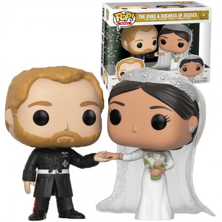 Bonecos Funko Pop Royal Family - The Duke Duchess Of Sussex  2pack