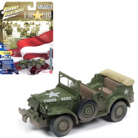 Carro Johnny Lightning Greatest Generation - Wwii Dodge Wc57 Command Car Jlml003b - Escala 1/64