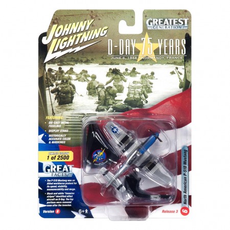 Avio Johnny Lightning Greatest Generation - Na P-510 Mustang Jlml003b - Escala 1/144