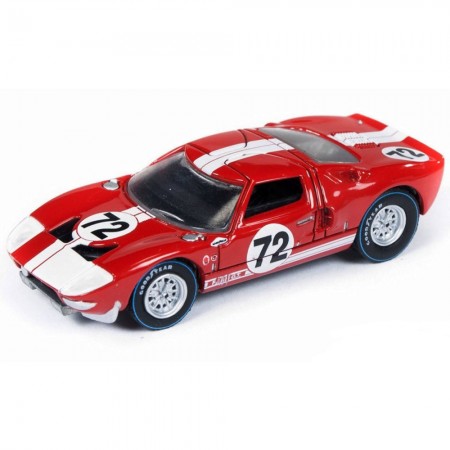 Carro Auto World Car And Driver - Ford Gt40  Aw64003b - Ano 1965 - Escala 1/64
