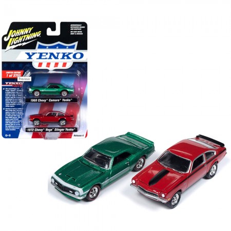Carros Johnny Lightning 2 Pack Yenko -  Chevy Camaro / Chevy Vega Stinger Jlpk005 - Escala 1/64