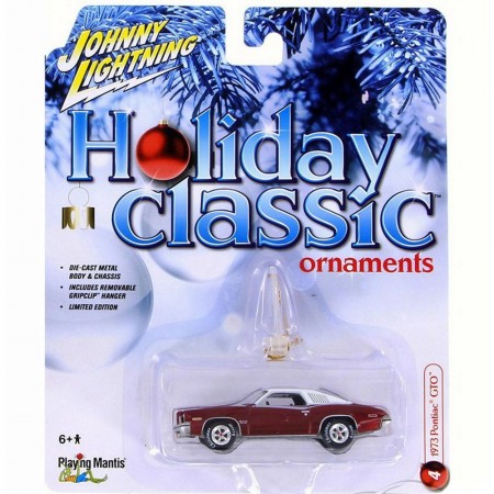 Carro Johnny Lightning Holiday Classic - Pontiac Gto Jlhc001 - Ano 1973 - Escala 1/64