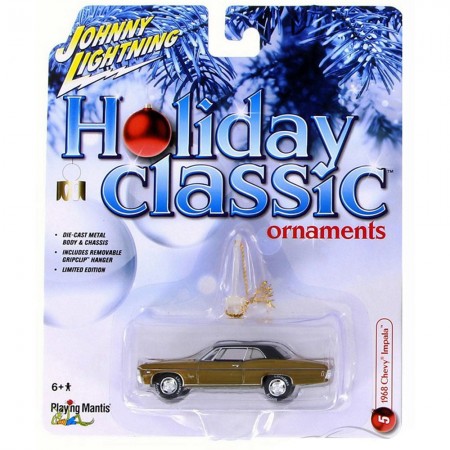 Carro Johnny Lightning Holiday Classic - Chevy Impala Jlhc001 - Ano 1968 - Escala /164