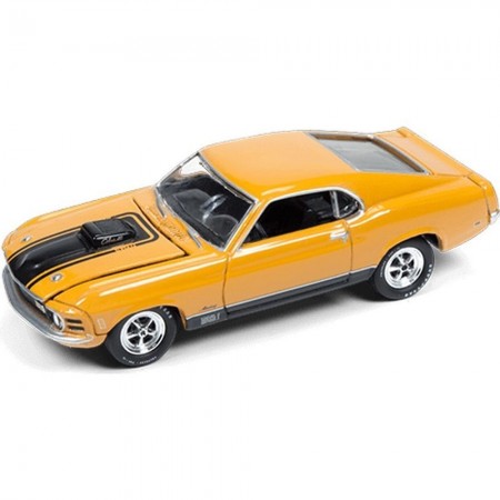 Carro Johnny Lightning Muscle Cars - Ford Mustang Mach 1 Jlmc001a - Ano 1970 - Escala 1/64