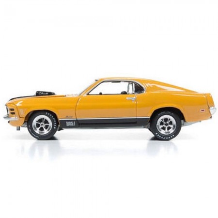 Carro Johnny Lightning Muscle Cars - Ford Mustang Mach 1 Jlmc001a - Ano 1970 - Escala 1/64