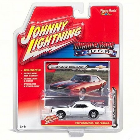 Carro Johnny Lightning Muscle Cars - Chevy Camaro Z28 Jlmc002b - Ano 1967 - Escala 1/64