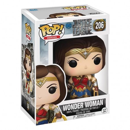 Funko Pop Heroes Movies Justice League - Wonder Woman 206