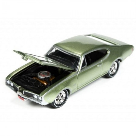 Carro Johnny Lightning Muscle Cars - Oldsmobile Cutlass 442 Jlmc002c - Ano 1969 - Escala 1/64